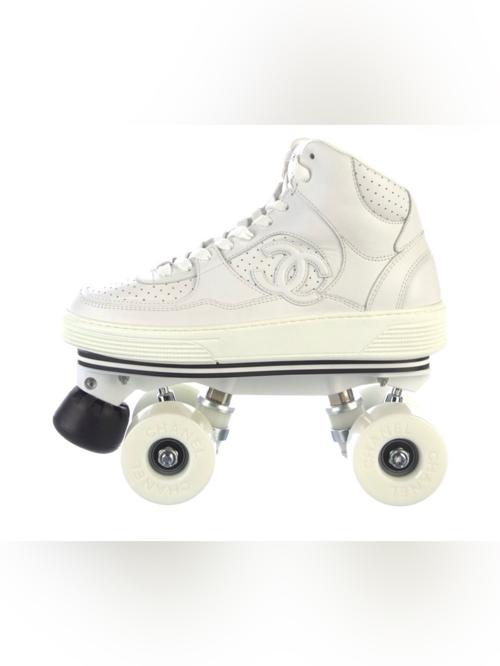 CHANEL calfskin roller skates